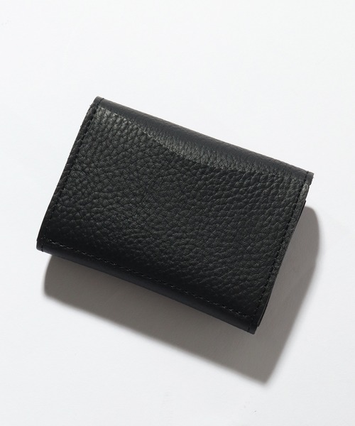 UNIVERSAL OVERALL（ユニバーサルオーバーオール）の「【UNIVERSAL OVERALL/ユニバーサルオーバーオール】シボレザーダブルフラップウォレット/ミニウォレット（財布・メンズ・ベージュ/オレンジ/グリーン/ブラック・FREE）」の5枚目の写真