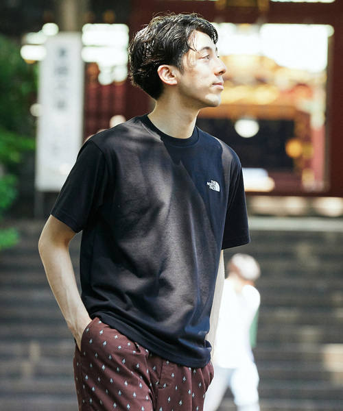 THE NORTH FACE（ザノースフェイス）の「THE NORTH FACE S/S Nuptse Tee NT32448（Tシャツ/カットソー・メンズ・パープル/ホワイト/ブラック/カーキ・MEDIUM/LARGE/X-LARGE）」の12枚目の写真