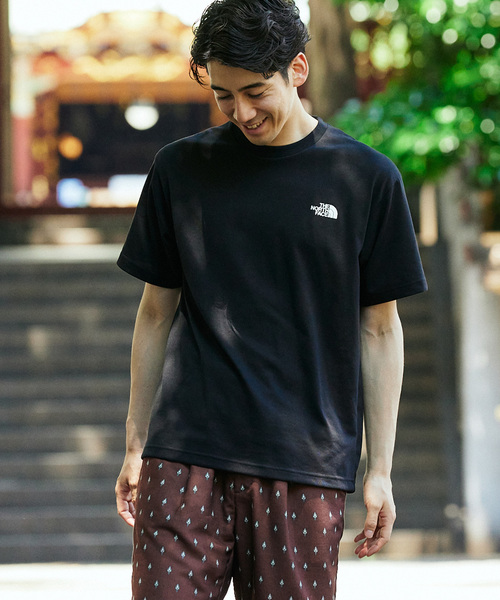 THE NORTH FACE（ザノースフェイス）の「THE NORTH FACE S/S Nuptse Tee NT32448（Tシャツ/カットソー・メンズ・パープル/ホワイト/ブラック/カーキ・MEDIUM/LARGE/X-LARGE）」の13枚目の写真