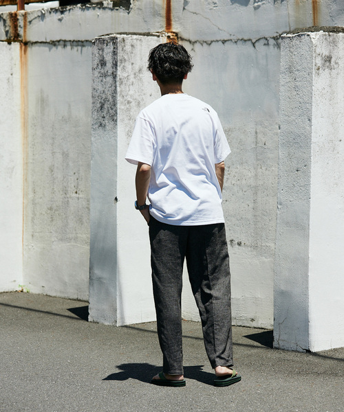 THE NORTH FACE（ザノースフェイス）の「THE NORTH FACE S/S Nuptse Tee NT32448（Tシャツ/カットソー・メンズ・パープル/ホワイト/ブラック/カーキ・MEDIUM/LARGE/X-LARGE）」の17枚目の写真