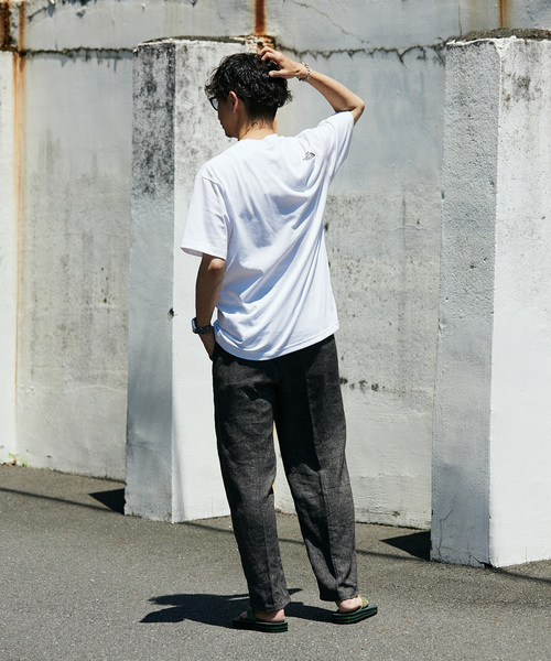 THE NORTH FACE（ザノースフェイス）の「THE NORTH FACE S/S Nuptse Tee NT32448（Tシャツ/カットソー・メンズ・パープル/ホワイト/ブラック/カーキ・MEDIUM/LARGE/X-LARGE）」の18枚目の写真