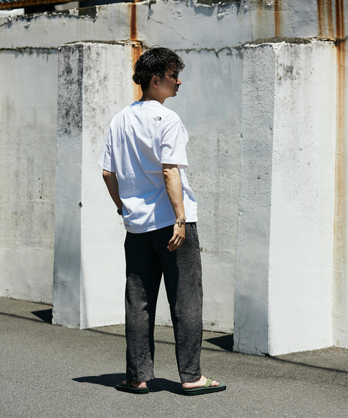 THE NORTH FACE（ザノースフェイス）の「THE NORTH FACE S/S Nuptse Tee NT32448（Tシャツ/カットソー・メンズ・パープル/ホワイト/ブラック/カーキ・MEDIUM/LARGE/X-LARGE）」の19枚目の写真