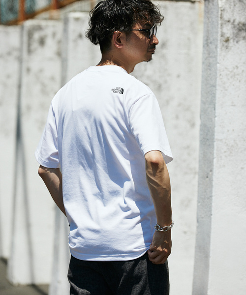 THE NORTH FACE（ザノースフェイス）の「THE NORTH FACE S/S Nuptse Tee NT32448（Tシャツ/カットソー・メンズ・パープル/ホワイト/ブラック/カーキ・MEDIUM/LARGE/X-LARGE）」の21枚目の写真