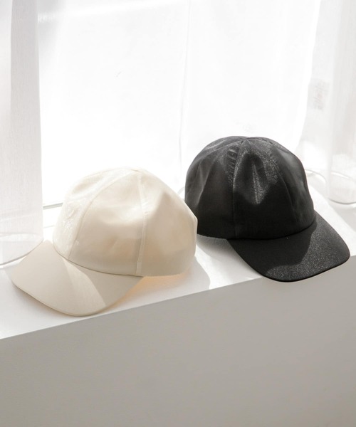 URBAN RESEARCH Sonny Label（アーバンリサーチサニーレーベル）の「オーガンジーキャップ（キャップ・レディース・アイボリー/ブラック・ONE）」の10枚目の写真