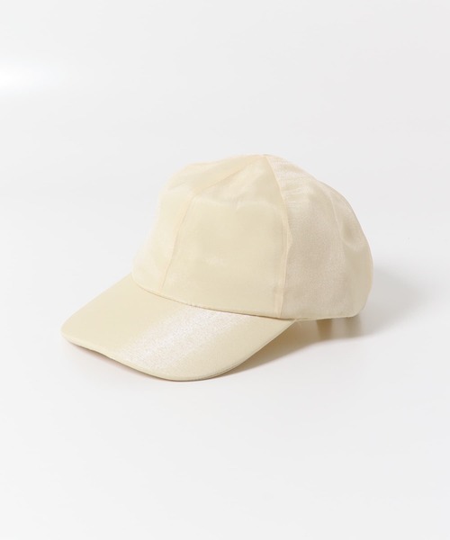 URBAN RESEARCH Sonny Label（アーバンリサーチサニーレーベル）の「オーガンジーキャップ（キャップ・レディース・アイボリー/ブラック・ONE）」の7枚目の写真