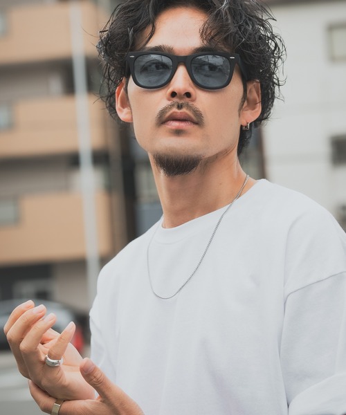 SIDEWAY STANCE(サイドウェイスタンス)の「【SIDEWAY STANCE】ウェリントンサングラス(サングラス・メンズ・ブルー/スモーク/ライトブラウン・FREE)」の5枚目の写真