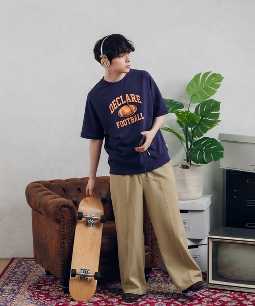 MUHET（ミュエータ）の「裏毛カレッジロゴスウェットTシャツ（Tシャツ/カットソー・レディース・レッド系その他/杢グレー/ネイビー・X-LARGE/MEDIUM）」の18枚目の写真