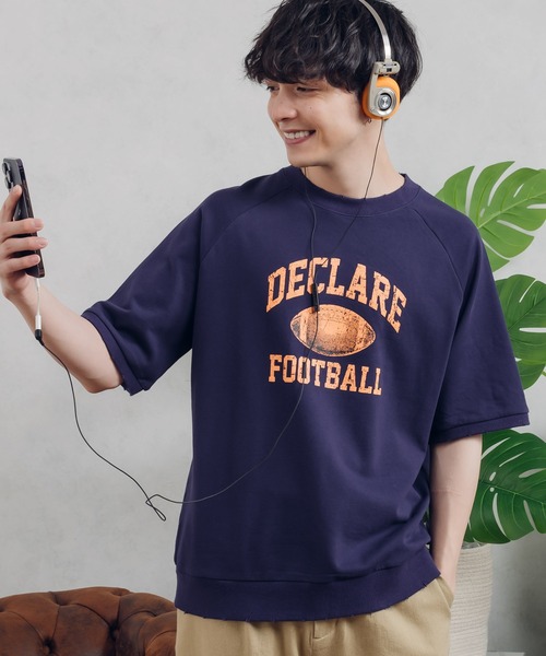 MUHET（ミュエータ）の「裏毛カレッジロゴスウェットTシャツ（Tシャツ/カットソー・レディース・レッド系その他/杢グレー/ネイビー・X-LARGE/MEDIUM）」の21枚目の写真