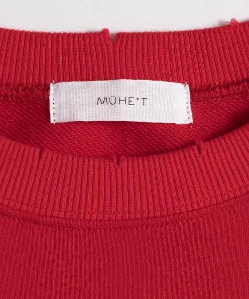 MUHET（ミュエータ）の「裏毛カレッジロゴスウェットTシャツ（Tシャツ/カットソー・レディース・レッド系その他/杢グレー/ネイビー・X-LARGE/MEDIUM）」の11枚目の写真