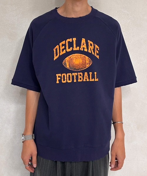 MUHET（ミュエータ）の「裏毛カレッジロゴスウェットTシャツ（Tシャツ/カットソー・レディース・レッド系その他/杢グレー/ネイビー・X-LARGE/MEDIUM）」の13枚目の写真