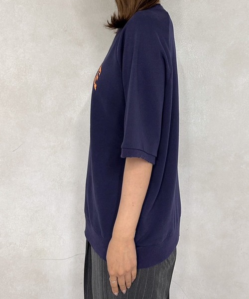 MUHET（ミュエータ）の「裏毛カレッジロゴスウェットTシャツ（Tシャツ/カットソー・レディース・レッド系その他/杢グレー/ネイビー・X-LARGE/MEDIUM）」の16枚目の写真