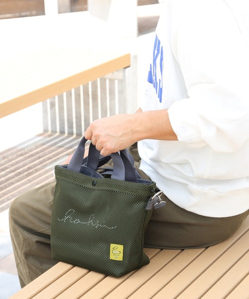 sankyo shokai（サンキョウショウカイ）の「[KAKSI]  トートバッグ（ショルダーバッグ・レディース・グレー/ブラック×ブラック/カーキ/ブラック×グレー・FREE）」の14枚目の写真