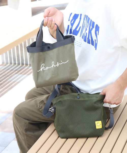 sankyo shokai（サンキョウショウカイ）の「[KAKSI]  トートバッグ（ショルダーバッグ・レディース・グレー/ブラック×ブラック/カーキ/ブラック×グレー・FREE）」の12枚目の写真