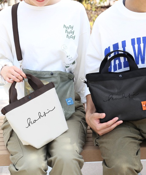 sankyo shokai（サンキョウショウカイ）の「[KAKSI]  トートバッグ（ショルダーバッグ・レディース・グレー/ブラック×ブラック/カーキ/ブラック×グレー・FREE）」の10枚目の写真
