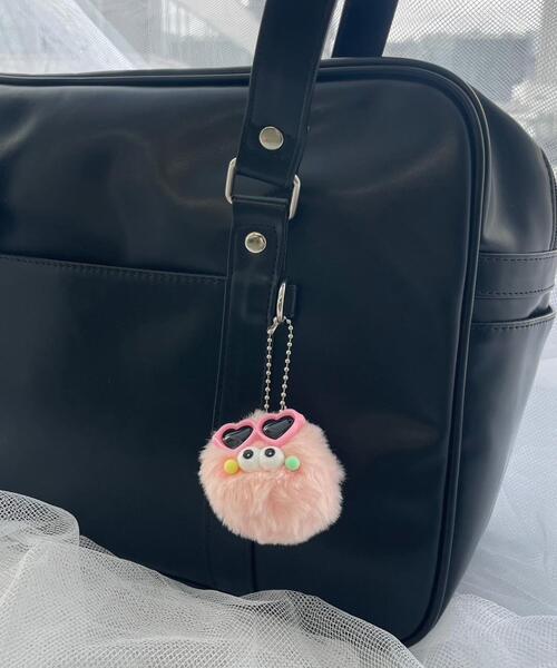 WEGO（ウィゴー）の「WEGO/ミニサングラスモンスターぬいぐるみキーホルダー（キーホルダー・レディース・ブルー/ホワイト/パープル/ピンク・FREE）」の9枚目の写真