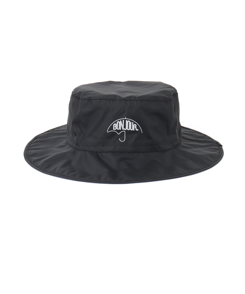 bonjour records（ボンジュールレコーズ）の「【bonjour records/ボンジュールレコード】 KIU Rain Hat KIUレインサファリハット（ハット・メンズ・ブラック・FREE）」の2枚目の写真