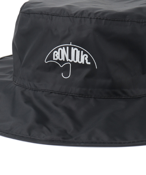 bonjour records（ボンジュールレコーズ）の「【bonjour records/ボンジュールレコード】 KIU Rain Hat KIUレインサファリハット（ハット・メンズ・ブラック・FREE）」の5枚目の写真