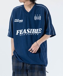 JOHN'S CLOSET | 【13】フロントプリント サッカーデザイン 半袖ゲームシャツ(Tシャツ/カットソー)