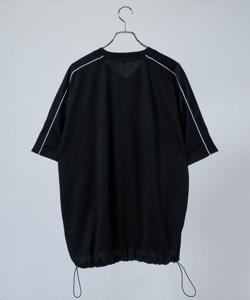 JOHN'S CLOSET(ジョンズクローゼット)の「【13】フロントプリント サッカーデザイン 半袖ゲームシャツ/ユニフォームシャツ(Tシャツ/カットソー・メンズ・ホワイト系1/ホワイト系2/ブラック系1/ブラック系2/ネイビー系1/ネイビー系2/ブラック系3/ホワイト系3/ネイビー系3・MEDIUM/LARGE)」の20枚目の写真