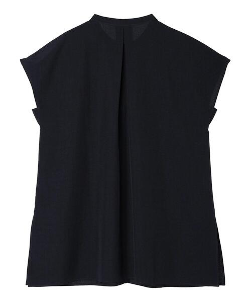 Green　Parks（グリーンパークス）の「接触冷感　比翼ボタンチュニック（チュニック・レディース・イエロー/オフホワイト/カーキ/ネイビー・FREE）」の16枚目の写真