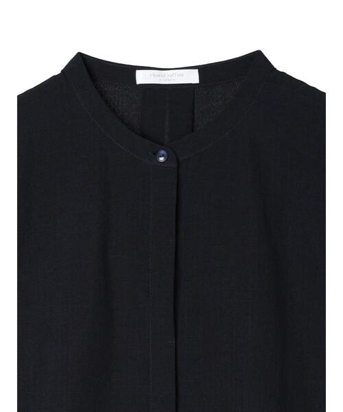 Green　Parks（グリーンパークス）の「接触冷感　比翼ボタンチュニック（チュニック・レディース・イエロー/オフホワイト/カーキ/ネイビー・FREE）」の15枚目の写真