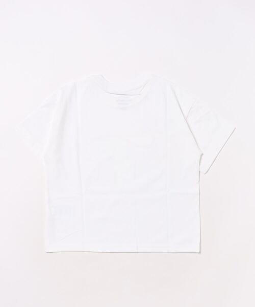 NIKE（ナイキ）の「《NIKEアパレル》YTHガールズNSWボクシーHANGINTHE（Tシャツ/カットソー・キッズ・ホワイト/ブラック・160/150/140/130）」の3枚目の写真