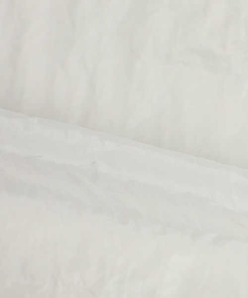 Bonjour Sagan（ボンジュールサガン）の「シアーアノラック半袖パーカー（パーカー・レディース・オフホワイト/グレイッシュベージュ・FREE）」の21枚目の写真