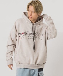 En serio TOKYO（エンソリオトーキョー）の「【RE730】フェイクスウェード/レースアップ ビッグシルエット ルーズパーカー（パーカー）」