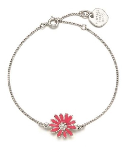 VINTAGE HOLLYWOOD（ビンテージハリウッド）の「VIVID MINI DAISY BRACELET（ブレスレット・レディース・ブラック/ピンク/ゴールド/シルバー・FREE）」の2枚目の写真