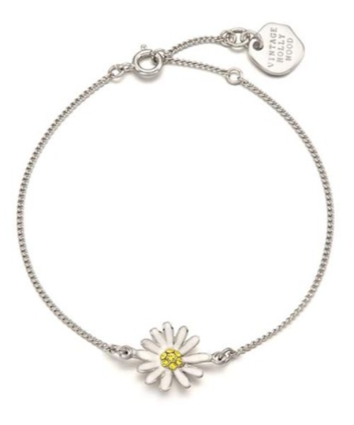 VINTAGE HOLLYWOOD（ビンテージハリウッド）の「VIVID MINI DAISY BRACELET（ブレスレット・レディース・ブラック/ピンク/ゴールド/シルバー・FREE）」の3枚目の写真