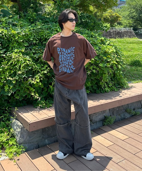 sedacle(セダクル)の「ウェーブロゴパイピングラインT(Tシャツ/カットソー・メンズ・マスタード/ブラウン/ボルドー/アイボリー・SMALL/MEDIUM/LARGE)」の22枚目の写真
