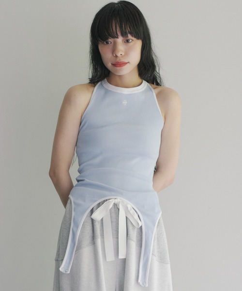 SORIN（ソリン ）の「Cotton Rib Bicolor Reversible Tank Top