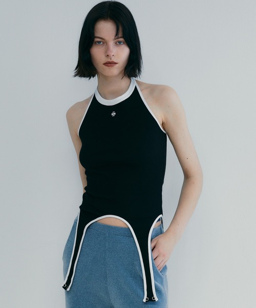 SORIN（ソリン ）の「Cotton Rib Bicolor Reversible Tank Top