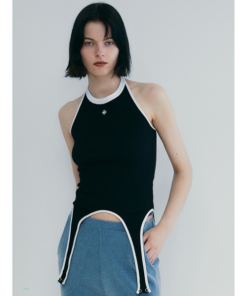 SORIN（ソリン ）の「Cotton Rib Bicolor Reversible Tank Top