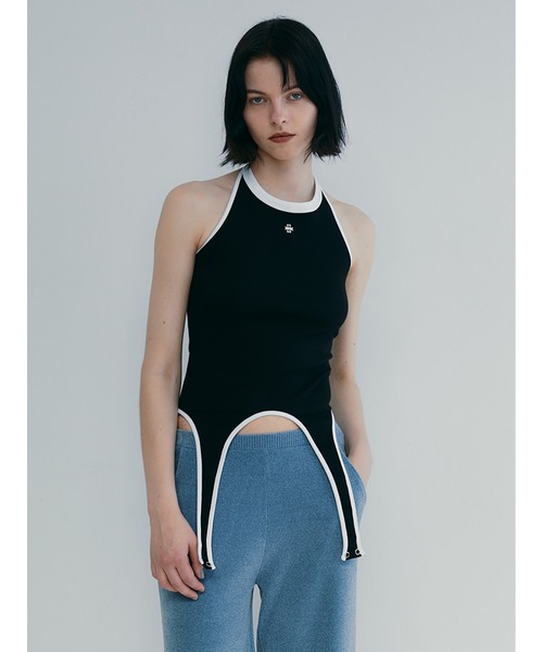 SORIN（ソリン ）の「Cotton Rib Bicolor Reversible Tank Top