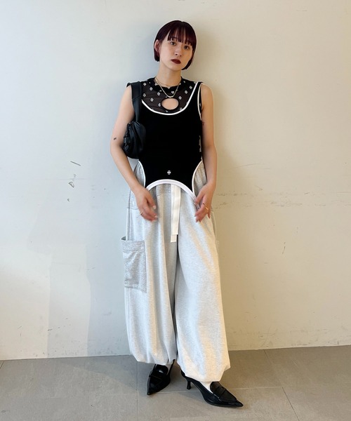 SORIN（ソリン ）の「Cotton Rib Bicolor Reversible Tank Top（タンク