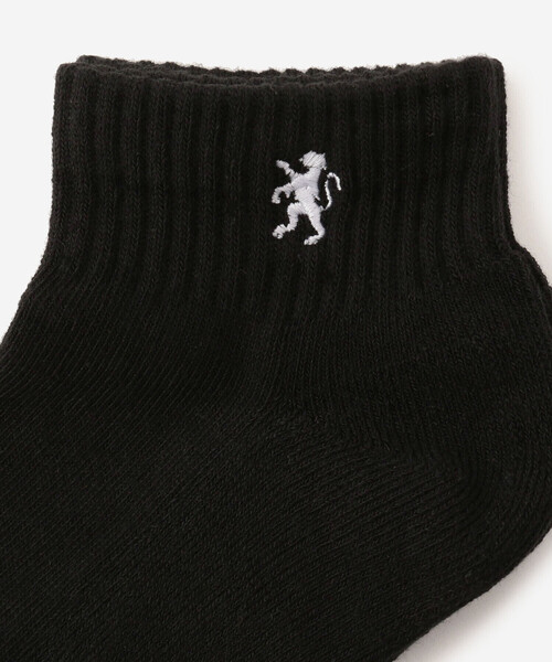 GYMPHLEX（ジムフレックス）の「Gymphlex | ショート クルーソックス WOMEN（ソックス/靴下・レディース・ブラック/ホワイト・WOMENS）」の4枚目の写真