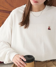 GILDAN アソートロゴ オーバーサイズ プリント ロンTEE