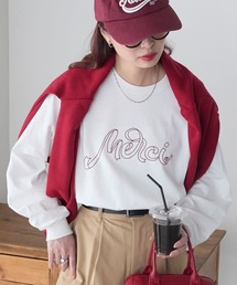 GILDAN アソートロゴ オーバーサイズ プリント ロンTEE