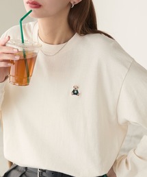 GILDAN アソートロゴ オーバーサイズ プリント ロンTEE