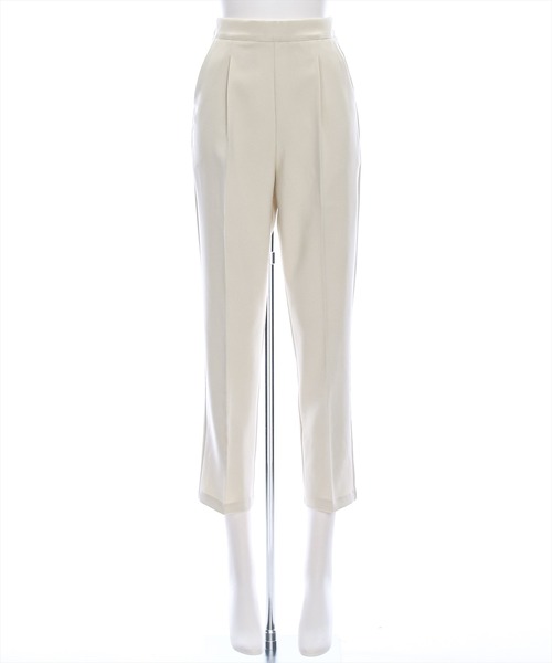 clear(クリア)の「ストレッチテーパードパンツ≪2024AW新作≫(スラックス・レディース・アイボリー/ブラック・M/S)」の14枚目の写真