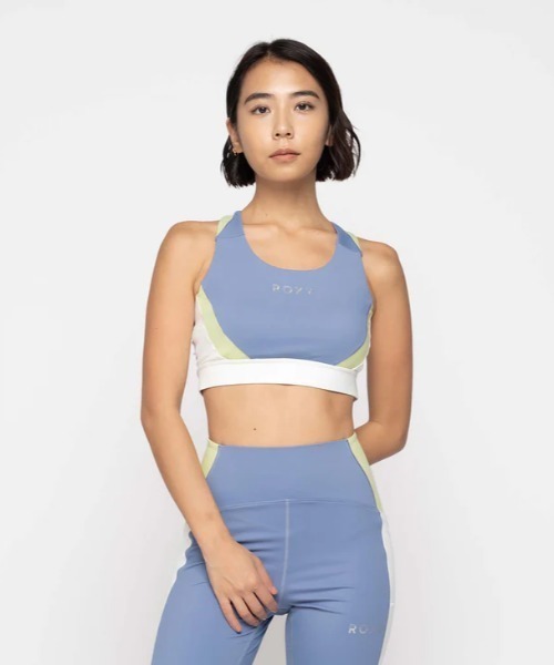 ROXY(ロキシー)の「JUMP HIGH METALLIC B/ロキシー水陸両用速乾UVカットフィットネスブラ(スポーツブラ・レディース・ブラウン/ブルー/ブラック・LARGE/MEDIUM/SMALL)」の3枚目の写真