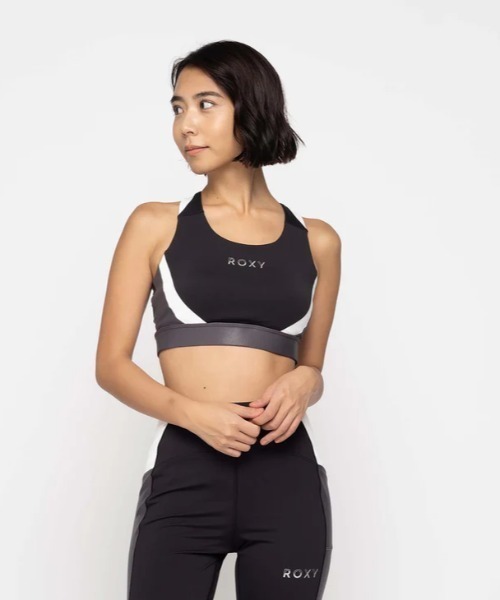 ROXY(ロキシー)の「JUMP HIGH METALLIC B/ロキシー水陸両用速乾UVカットフィットネスブラ(スポーツブラ・レディース・ブラウン/ブルー/ブラック・LARGE/MEDIUM/SMALL)」の5枚目の写真