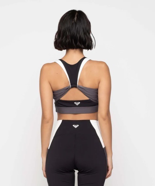 ROXY(ロキシー)の「JUMP HIGH METALLIC B/ロキシー水陸両用速乾UVカットフィットネスブラ(スポーツブラ・レディース・ブラウン/ブルー/ブラック・LARGE/MEDIUM/SMALL)」の8枚目の写真