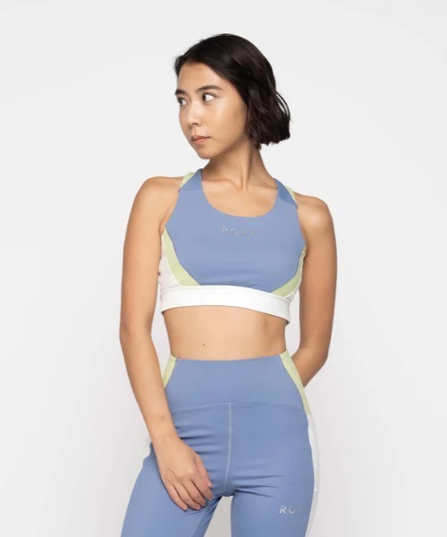 ROXY(ロキシー)の「JUMP HIGH METALLIC B/ロキシー水陸両用速乾UVカットフィットネスブラ(スポーツブラ・レディース・ブラウン/ブルー/ブラック・LARGE/MEDIUM/SMALL)」の20枚目の写真