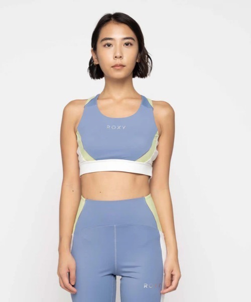 ROXY(ロキシー)の「JUMP HIGH METALLIC B/ロキシー水陸両用速乾UVカットフィットネスブラ(スポーツブラ・レディース・ブラウン/ブルー/ブラック・LARGE/MEDIUM/SMALL)」の22枚目の写真