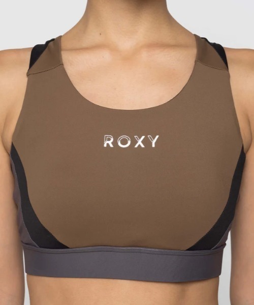 ROXY(ロキシー)の「JUMP HIGH METALLIC B/ロキシー水陸両用速乾UVカットフィットネスブラ(スポーツブラ・レディース・ブラウン/ブルー/ブラック・LARGE/MEDIUM/SMALL)」の11枚目の写真