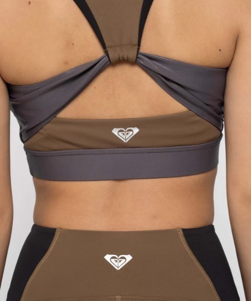 ROXY(ロキシー)の「JUMP HIGH METALLIC B/ロキシー水陸両用速乾UVカットフィットネスブラ(スポーツブラ・レディース・ブラウン/ブルー/ブラック・LARGE/MEDIUM/SMALL)」の14枚目の写真