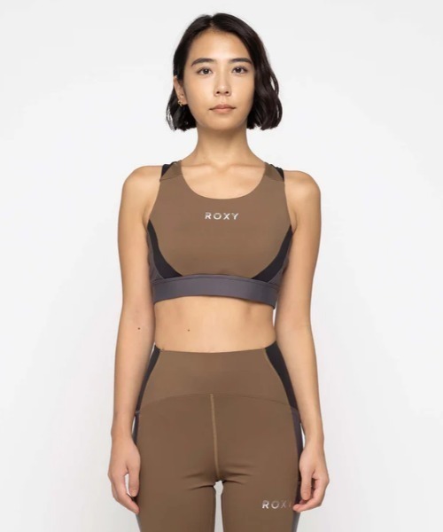 ROXY(ロキシー)の「JUMP HIGH METALLIC B/ロキシー水陸両用速乾UVカットフィットネスブラ(スポーツブラ・レディース・ブラウン/ブルー/ブラック・LARGE/MEDIUM/SMALL)」の16枚目の写真