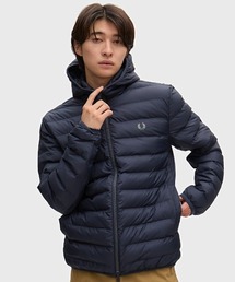 FRED PERRY（フレッドペリー）の「【先行予約受付中】Hooded Insulated Jacket/フード付きインサレート中綿ジャケット（ダウンジャケット/コート）」